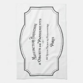 Kitchen Tea Towel - Parisienne Paris Theedoek (Verticaal)