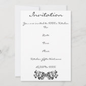 Kitchen Tea Uitnodiging (Achterkant)