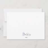 Kitchen Tea Vrijgezellenfeest Party nodigt uit Kaart (Achterkant)