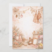 Kitchen Themed Stock The Kitchen Bridal Shower Kaart (Achterkant)