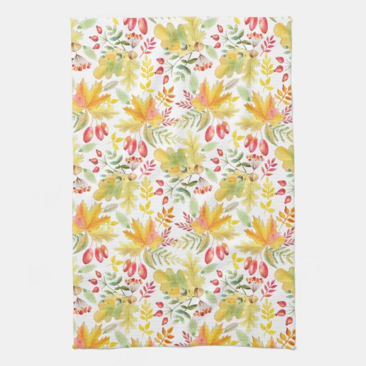 Kitchen Towel - Autumnal Pattern Theedoek (Verticaal)