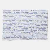 Kitchen Towel - Blue Stripe Pattern Theedoek (Horizontaal)