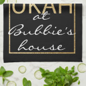 Kitchen Towel Chanukah Gold Theedoek (Gevouwen)