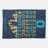 Kitchen Towel "Chanukah/O Dreidel Dreidel.." Theedoek (Horizontaal)