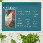 Kitchen Towel-Chicken Bucket List Theedoek (Gevouwen)