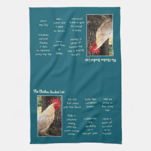 Kitchen Towel-Chicken Bucket List Theedoek