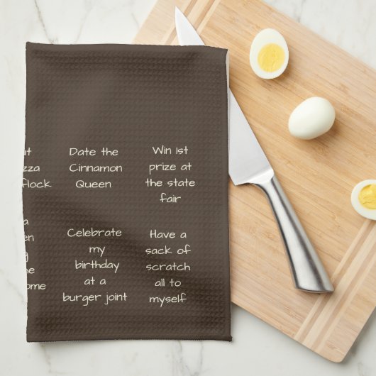 Kitchen Towel-Chicken Bucket List Theedoek (Quarter Fold)