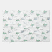 Kitchen Towel - Christmas Trees Pattern Theedoek (Horizontaal)
