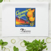 Kitchen Towel - Claremont CA - Claremont Gold Theedoek (Gevouwen)