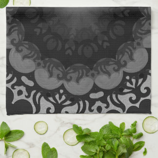 Kitchen Towel - 'Dark Mandala' nr. 1 Theedoek