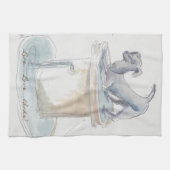 Kitchen Towel "Dog/London" Theedoek (Horizontaal)