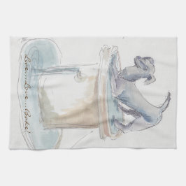 Kitchen Towel "Dog/London" Theedoek