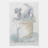 Kitchen Towel "Dog/London" Theedoek (Verticaal)