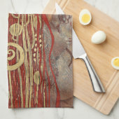 KITCHEN TOWEL : GUSTAV KLIMT THEEDOEK (Quarter Fold)