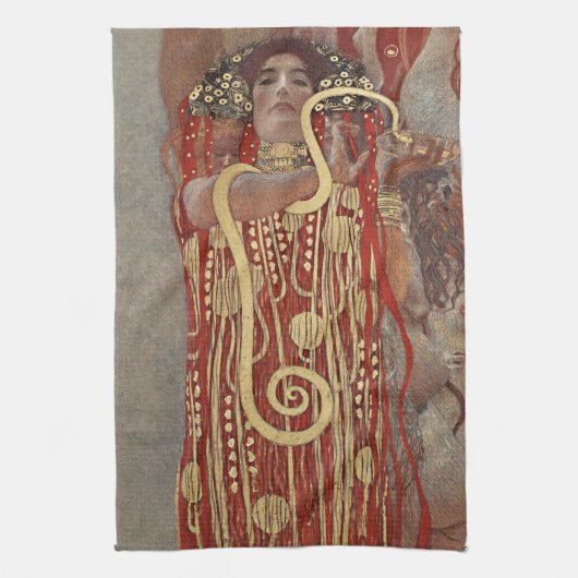 KITCHEN TOWEL : GUSTAV KLIMT THEEDOEK (Verticaal)