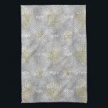 Kitchen Towel "Hanukkah Elegant Menorahs" Theedoek<br><div class="desc">Kitchen Towel "Hanukkah Elegant Menorahs" Dish TowelWat een leuk cadeau voor Hanukkah dit jaar! Bedankt voor het stoppen en winkelen. Veel waardering! Happy Chanukah/Hanukkah! Stijl: keukenhanddoeken van 16 x 24 inch, in alle keuken oplichten met een set keukenhanddoeken op maat. Deze handdoeken zijn gemaakt van duurzaam poly-mengsel en zijn goed...</div>