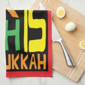 Kitchen Towel "Hanukkah is Funukkah" Dish Towel Theedoek (Quarter Fold)