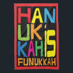 Kitchen Towel "Hanukkah is Funukkah" Dish Towel Theedoek<br><div class="desc">Kitchen Towel "Hanukkah is Funukkah" Dish TowelBedankt voor het stoppen en winkelen. Veel waardering! Happy Chanukah/Hanukkah! Stijl: Keukenhanddoeken 16 x 24 inch Een keuken oplichten met een set keukenhanddoeken. Deze handdoeken zijn gemaakt van duurzaam poly-mengsel en zijn goed voor drogen en zullen levendig lijken op jouw tekst, monogram of kunstwerk....</div>