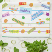 Kitchen Towel "Hanukkah Party" Theedoek (Gevouwen)