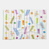Kitchen Towel "Hanukkah Party" Theedoek (Horizontaal)