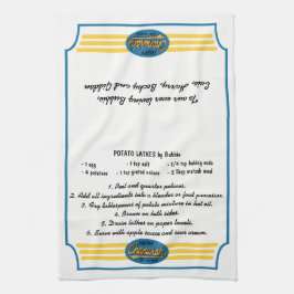 Kitchen Towel "Hanukkah Retro Dish Towel" Theedoek