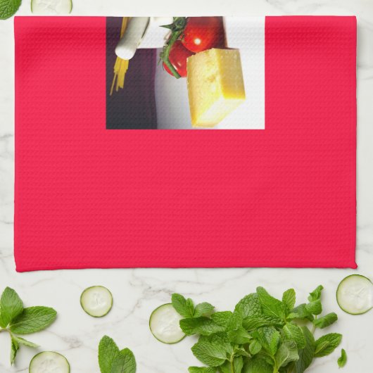 Kitchen towel in red theedoek (Gevouwen)