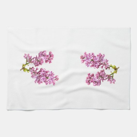 Kitchen Towel - Lila bloesems Theedoek (Horizontaal)