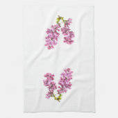 Kitchen Towel - Lila bloesems Theedoek (Verticaal)