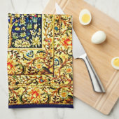 Kitchen Towel-Mode/Fabric-William Morris 9 Theedoek (Quarter Fold)
