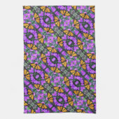 Kitchen Towel Monarch & Paarse Asters Theedoek (Verticaal)