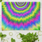 Kitchen Towel Neon Explosion Theedoek (Gevouwen)
