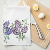 Kitchen Towel - NGA Lilacs Theedoek (Quarter Fold)