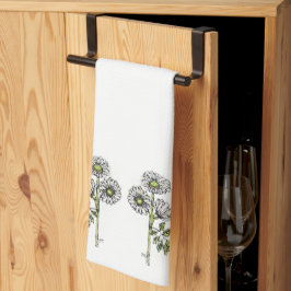 Kitchen Towel - NGA White Daisies Theedoek