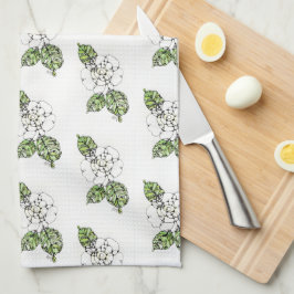 Kitchen Towel - NGA White Gardenias Theedoek