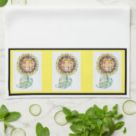 Kitchen Towel - NGA-zonnebloemen Theedoek