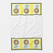 Kitchen Towel - NGA-zonnebloemen Theedoek (Verticaal)