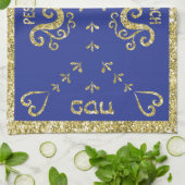 Kitchen Towel "Passover Gold Elegant" Theedoek (Gevouwen)