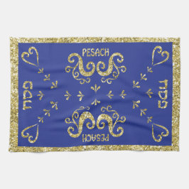 Kitchen Towel "Passover Gold Elegant" Theedoek