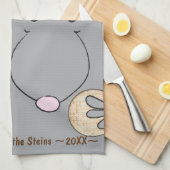 Kitchen Towel "Passover Matzah, Matzah" Theedoek (Quarter Fold)