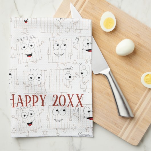 Kitchen Towel "Passover Matzah" Theedoek (Quarter Fold)