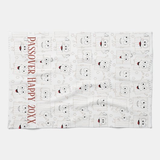 Kitchen Towel "Passover Matzah" Theedoek (Horizontaal)