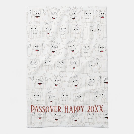 Kitchen Towel "Passover Matzah" Theedoek (Verticaal)