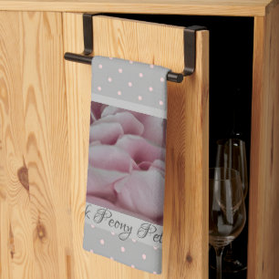 Kitchen Towel Pink Petony Pink Pink & Grey Theedoek