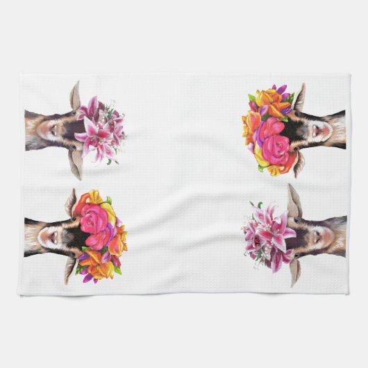 Kitchen Towel - Posey & Lily the Goats Theedoek (Horizontaal)