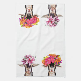 Kitchen Towel - Posey & Lily the Goats Theedoek