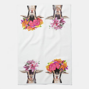 Kitchen Towel - Posey & Lily the Goats Theedoek