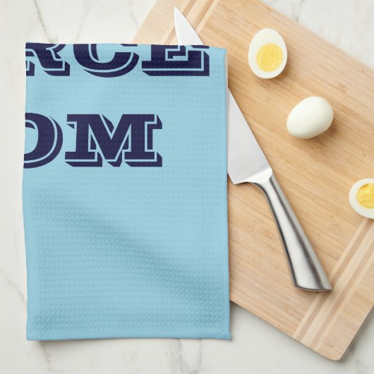 Kitchen Towel Proud Air Force Mam Theedoek (Quarter Fold)