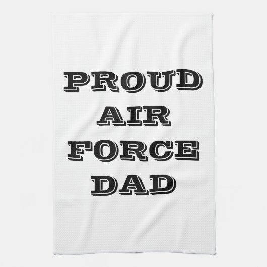 Kitchen Towel Proud Air Force Pap Theedoek (Verticaal)
