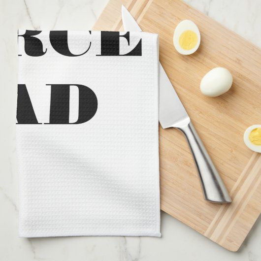 Kitchen Towel Proud Air Force Pap Theedoek (Quarter Fold)