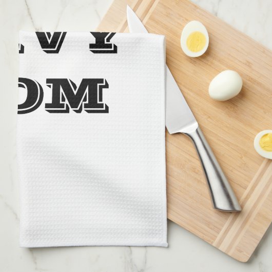 Kitchen Towel Proud Navy Mam Theedoek (Quarter Fold)